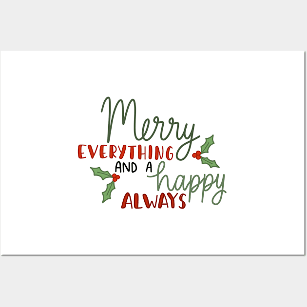 merry christmas Wall Art by nicolecella98